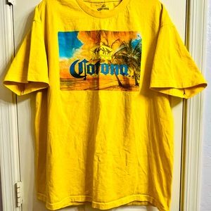 XL Corona Beer Tropical Mens Cotton Tee TShirt